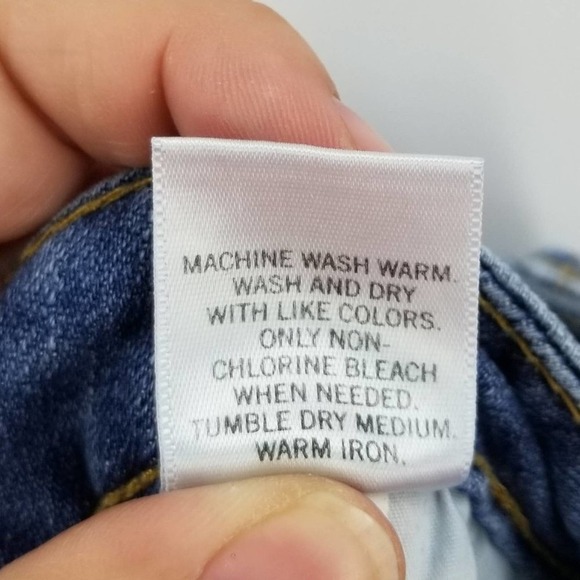 Banana Republic Boot Cut Mid Rise Distressed Wash Denim Jeans Blue Size 28 / 6R - Picture 5 of 5